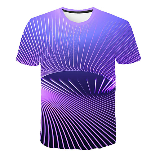 Men's Daily Sports Street chic / Exaggerated T-shirt - Geometric / 3D / Tie Dye Print Purple
Men's Daily Sports Street chic / Exaggerated T-shirt - Geometric / 3D / Tie Dye Print Purple