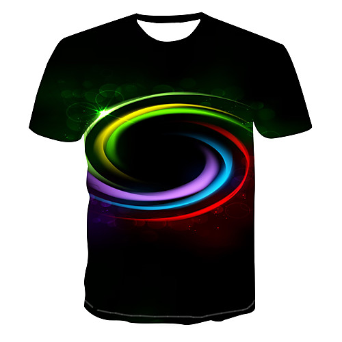 Men's Club Weekend Street chic / Punk & Gothic T-shirt - Color Block / 3D / Visual Deception Print Rainbow
Men's Club Weekend Street chic / Punk & Gothic T-shirt - Color Block / 3D / Visual Deception Print Rainbow