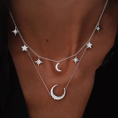 Women's Pendant Necklace Necklace Friends European Romantic Casual / Sporty Sweet Chrome Gold Silver 45 cm Necklace Jewelry 1pc For Street Festival
Women's Pendant Necklace Necklace Friends European Romantic Casual / Sporty Sweet Chrome Gold Silver 45 cm Necklace Jewelry 1pc For Street Festival