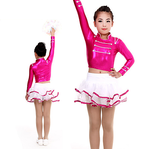 Cheerleader Costume Uniform Women's Girls' Kids Skirt Spandex High Elasticity Handmade Long Sleeve Competition Dance Rhythmic Gymnastics Gymnastics Fuchsia
Cheerleader Costume Uniform Women's Girls' Kids Skirt Spandex High Elasticity Handmade Long Sleeve Competition Dance Rhythmic Gymnastics Gymnastics Fuchsia