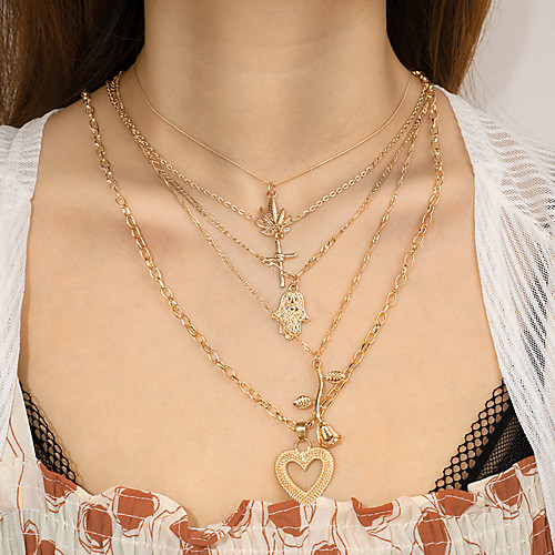 Women's Necklace Friends European Romantic Casual / Sporty Sweet Chrome Gold 65 cm Necklace Jewelry For Street Festival
Women's Necklace Friends European Romantic Casual / Sporty Sweet Chrome Gold 65 cm Necklace Jewelry For Street Festival