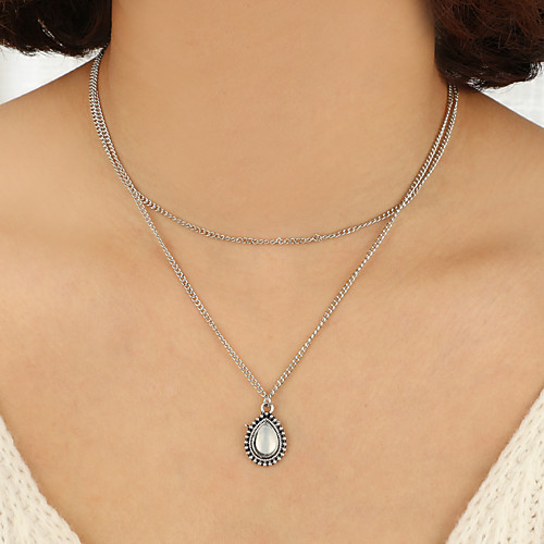 Women's Necklace Friends European Romantic Casual / Sporty Sweet Chrome Silver 43 cm Necklace Jewelry 1pc For Street Festival
Women's Necklace Friends European Romantic Casual / Sporty Sweet Chrome Silver 43 cm Necklace Jewelry 1pc For Street Festival