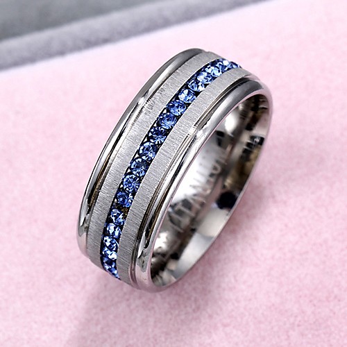 Men's Ring 1pc Silver Rhinestone Titanium Steel Round European Formal Jewelry Mixed Color
Men's Ring 1pc Silver Rhinestone Titanium Steel Round European Formal Jewelry Mixed Color