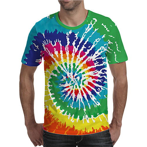 Men's Holiday Going out Street chic / Exaggerated T-shirt - Geometric / Color Block / 3D Print Rainbow
Men's Holiday Going out Street chic / Exaggerated T-shirt - Geometric / Color Block / 3D Print Rainbow