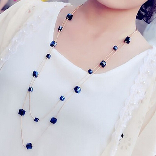 Women's Necklace Friends European Romantic Casual / Sporty Sweet Chrome Black White Champagne Blue Green 75 cm Necklace Jewelry 1pc For Street Festival
Women's Necklace Friends European Romantic Casual / Sporty Sweet Chrome Black White Champagne Blue Green 75 cm Necklace Jewelry 1pc For Street Festival