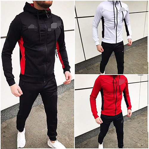 Men's 2-Piece Tracksuit Sweatsuit Streetwear 2pcs Winter Running Fitness Jogging Breathable Quick Dry Soft Sportswear Athletic Clothing Set Long Sleeve Activewear Micro-elastic Regular Fit
Men's 2-Piece Tracksuit Sweatsuit Streetwear 2pcs Winter Running Fitness Jogging Breathable Quick Dry Soft Sportswear Athletic Clothing Set Long Sleeve Activewear Micro-elastic Regular Fit