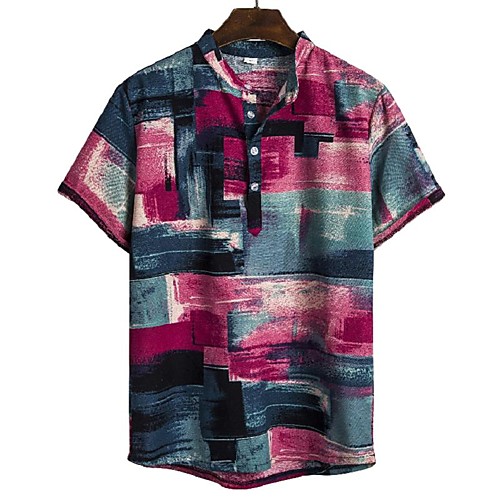 Men's Daily Going out Basic / Exaggerated T-shirt - Geometric / Abstract Purple
Men's Daily Going out Basic / Exaggerated T-shirt - Geometric / Abstract Purple