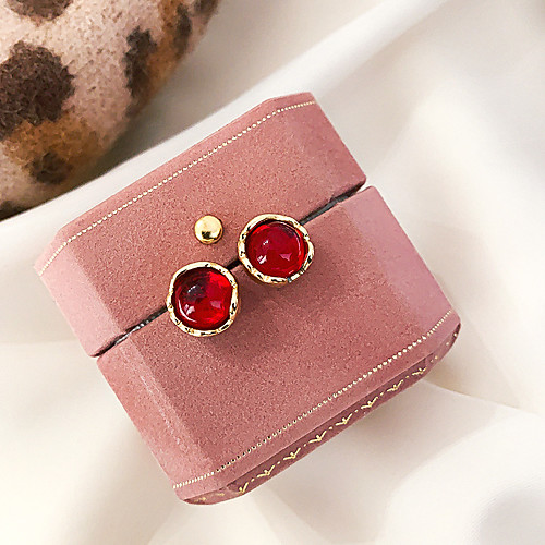 Women's Stud Earrings Earrings Geometrical Fashion Stylish Simple Baroque Romantic Sweet Resin Earrings Jewelry Red For Birthday Party Evening Gift Date Street 1 Pair
Women's Stud Earrings Earrings Geometrical Fashion Stylish Simple Baroque Romantic Sweet Resin Earrings Jewelry Red For Birthday Party Evening Gift Date Street 1 Pair