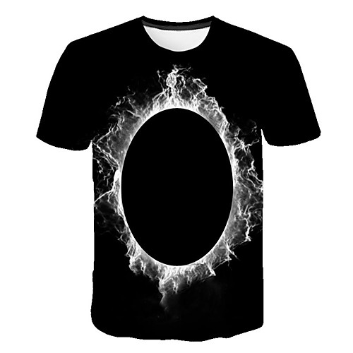 Men's Daily Sports Street chic / Exaggerated T-shirt - Geometric / 3D / Flame Print Black
Men's Daily Sports Street chic / Exaggerated T-shirt - Geometric / 3D / Flame Print Black