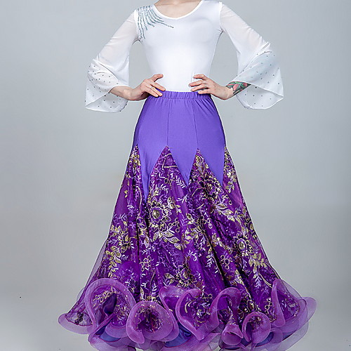 Ballroom Dance Club Costume Women's Performance Linen / Cotton Blend Ruffles / Pattern / Print Skirts
Ballroom Dance Club Costume Women's Performance Linen / Cotton Blend Ruffles / Pattern / Print Skirts