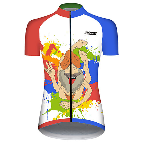 21Grams Women's Short Sleeve Cycling Jersey 100% Polyester Blue / White Patchwork Anime Bike Jersey Top Mountain Bike MTB Road Bike Cycling UV Resistant Breathable Quick Dry Sports Clothing Apparel
21Grams Women's Short Sleeve Cycling Jersey 100% Polyester Blue / White Patchwork Anime Bike Jersey Top Mountain Bike MTB Road Bike Cycling UV Resistant Breathable Quick Dry Sports Clothing Apparel