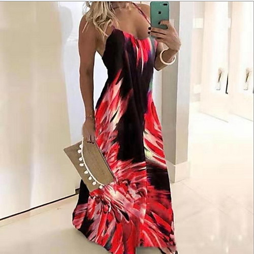 Women's Fuchsia Maxi Sheath Dress - Sleeveless Print Strap S M Fuchsia Red Green Blue White Gray
Women's Fuchsia Maxi Sheath Dress - Sleeveless Print Strap S M Fuchsia Red Green Blue White Gray