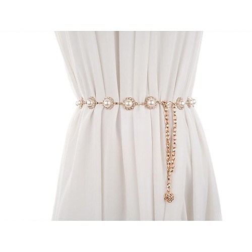 Metalic Wedding / Party / Evening Sash With Imitation Pearl / Belt Women's Sashes
Metalic Wedding / Party / Evening Sash With Imitation Pearl / Belt Women's Sashes