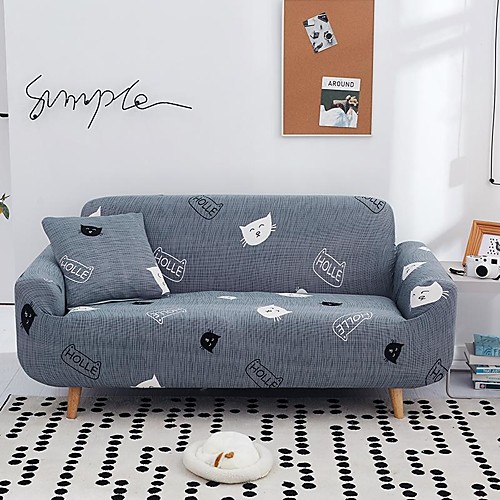 Cartoon Cat Print Dustproof All-powerful Slipcovers Stretch Sofa Cover Super Soft Fabric Couch Cover with One Free Pillow Case
Cartoon Cat Print Dustproof All-powerful Slipcovers Stretch Sofa Cover Super Soft Fabric Couch Cover with One Free Pillow Case