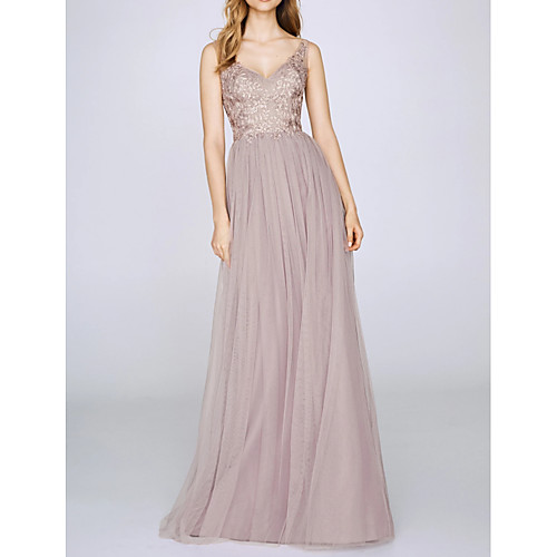 A-Line V Neck Floor Length Chiffon Elegant / Pink Engagement / Prom Dress with Pleats 2020
A-Line V Neck Floor Length Chiffon Elegant / Pink Engagement / Prom Dress with Pleats 2020