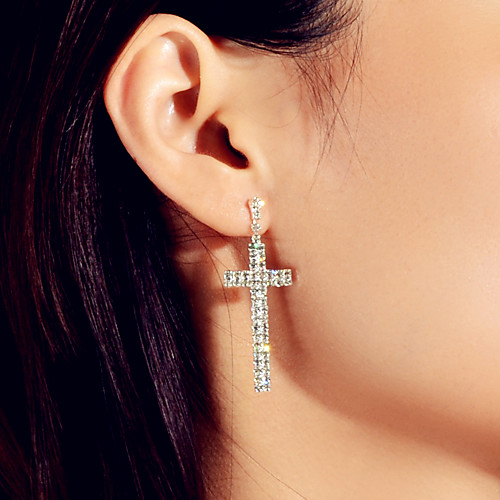 Women's Earrings Geometrical Cross Elegant Boho Punk Romantic French Imitation Diamond Earrings Jewelry Silver For Party Evening Engagement Birthday Beach Festival 1 Pair
Women's Earrings Geometrical Cross Elegant Boho Punk Romantic French Imitation Diamond Earrings Jewelry Silver For Party Evening Engagement Birthday Beach Festival 1 Pair