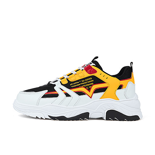 Men's Mesh Spring / Fall Casual Athletic Shoes Black and White / Black / Red / Black / Yellow
Men's Mesh Spring / Fall Casual Athletic Shoes Black and White / Black / Red / Black / Yellow