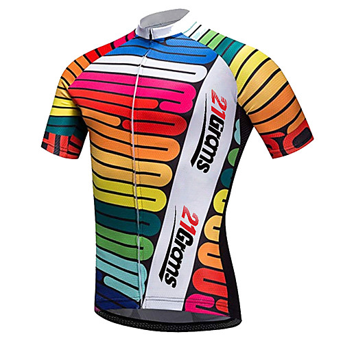 21Grams Men's Short Sleeve Cycling Jersey 100% Polyester Red / White Gradient Novelty Bike Jersey Top Mountain Bike MTB Road Bike Cycling UV Resistant Breathable Quick Dry Sports Clothing Apparel
21Grams Men's Short Sleeve Cycling Jersey 100% Polyester Red / White Gradient Novelty Bike Jersey Top Mountain Bike MTB Road Bike Cycling UV Resistant Breathable Quick Dry Sports Clothing Apparel