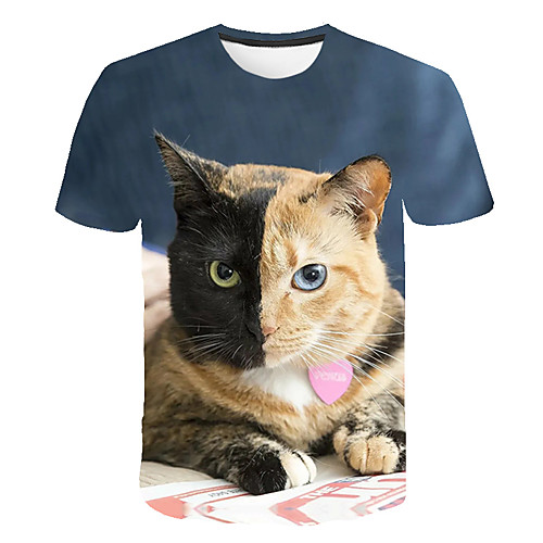 Men's Daily Going out Vintage T-shirt - Geometric / 3D / Animal Cat, Print Black
Men's Daily Going out Vintage T-shirt - Geometric / 3D / Animal Cat, Print Black
