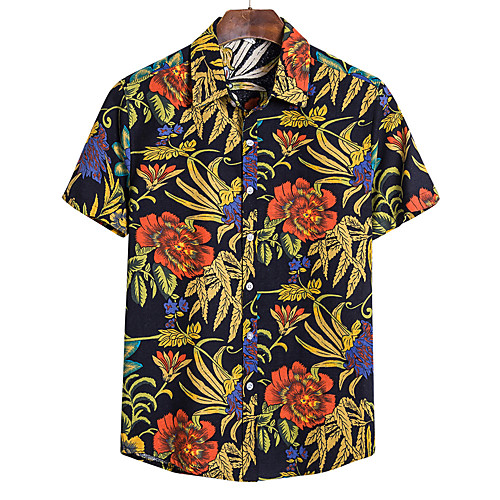 Men's Daily Going out Basic / Tropical Shirt - Floral / Color Block Print Rainbow
Men's Daily Going out Basic / Tropical Shirt - Floral / Color Block Print Rainbow