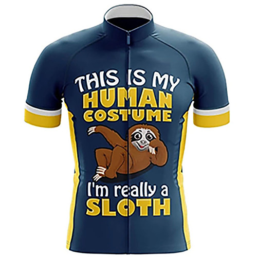 21Grams Men's Short Sleeve Cycling Jersey 100% Polyester BlueYellow Animal Sloth Bike Jersey Top Mountain Bike MTB Road Bike Cycling UV Resistant Breathable Quick Dry Sports Clothing Apparel
21Grams Men's Short Sleeve Cycling Jersey 100% Polyester BlueYellow Animal Sloth Bike Jersey Top Mountain Bike MTB Road Bike Cycling UV Resistant Breathable Quick Dry Sports Clothing Apparel