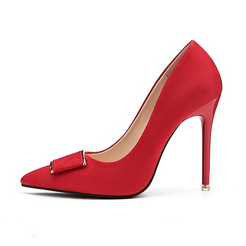Women's Heels Stiletto Heel Pointed Toe Suede Spring & Summer Black / Almond / Red
Women's Heels Stiletto Heel Pointed Toe Suede Spring & Summer Black / Almond / Red