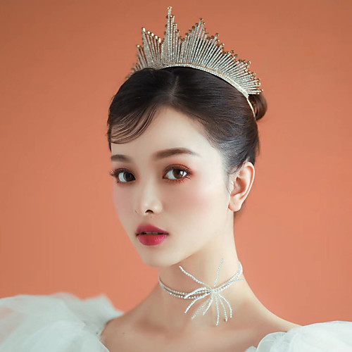 Headpieces Simple Style Rhinestone / Alloy Tiaras / Headdress with Crystals / Rhinestones 1 Piece Wedding / Special Occasion Headpiece
Headpieces Simple Style Rhinestone / Alloy Tiaras / Headdress with Crystals / Rhinestones 1 Piece Wedding / Special Occasion Headpiece