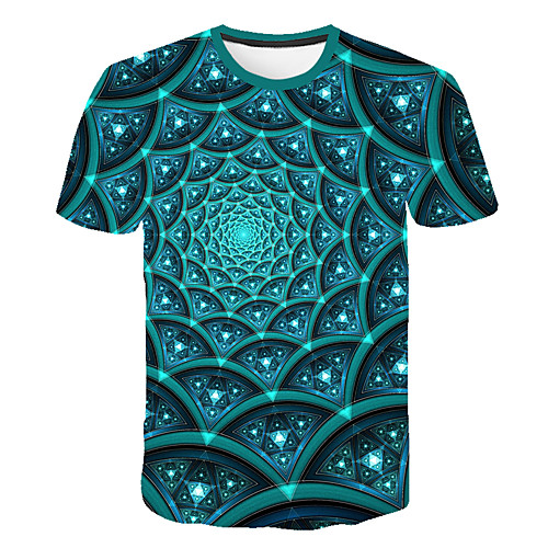Men's Daily Sports Street chic / Exaggerated T-shirt - Geometric / Color Block / 3D Print Green
Men's Daily Sports Street chic / Exaggerated T-shirt - Geometric / Color Block / 3D Print Green