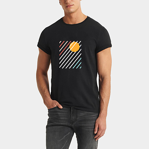 Men's Daily Sports Business / Basic T-shirt - Rainbow Black & White, Print Black
Men's Daily Sports Business / Basic T-shirt - Rainbow Black & White, Print Black