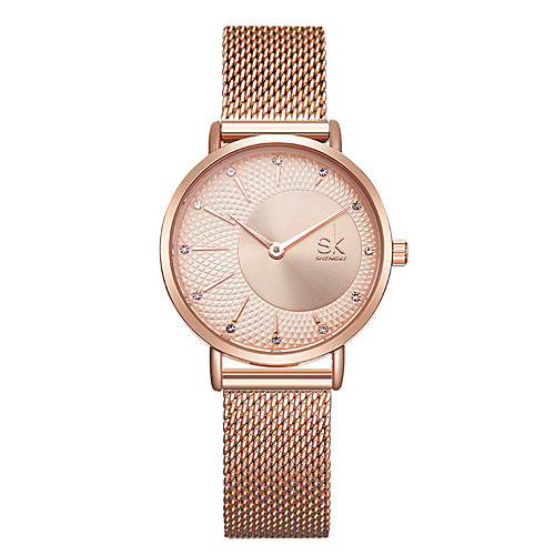 Women's Steel Band Watches Casual Fashion Stainless Steel Japanese Quartz Rose Gold Gold Silver Water Resistant / Waterproof 30 m 1 pc Analog One Year Battery Life
Women's Steel Band Watches Casual Fashion Stainless Steel Japanese Quartz Rose Gold Gold Silver Water Resistant / Waterproof 30 m 1 pc Analog One Year Battery Life