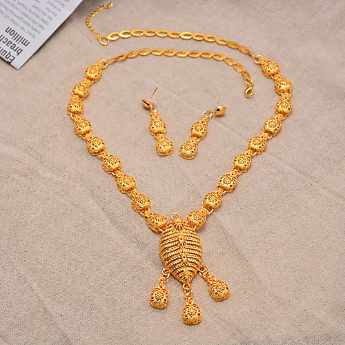 Women's Jewelry Set Classic Tassel Trendy Ethnic Fashion Gold Plated Earrings Jewelry Gold For Christmas Wedding Gift Street Festival 1 set
Women's Jewelry Set Classic Tassel Trendy Ethnic Fashion Gold Plated Earrings Jewelry Gold For Christmas Wedding Gift Street Festival 1 set