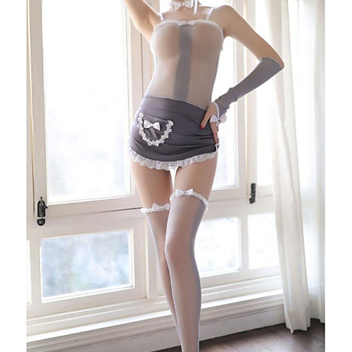 Women's Lace / Cut Out / Bow Bodysuits Nightwear Jacquard / Solid Colored Gray One-Size
Women's Lace / Cut Out / Bow Bodysuits Nightwear Jacquard / Solid Colored Gray One-Size