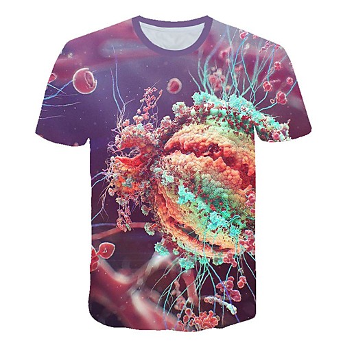 Men's Daily Sports Street chic / Exaggerated T-shirt - Color Block / 3D / Abstract Print Rainbow
Men's Daily Sports Street chic / Exaggerated T-shirt - Color Block / 3D / Abstract Print Rainbow