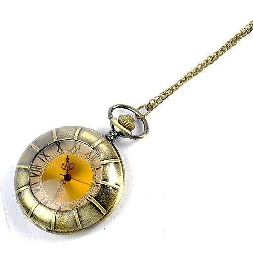Unisex Pocket Watch Quartz Titanium Alloy Gold Creative Casual Watch Analog Casual - Gold 
Unisex Pocket Watch Quartz Titanium Alloy Gold Creative Casual Watch Analog Casual - Gold