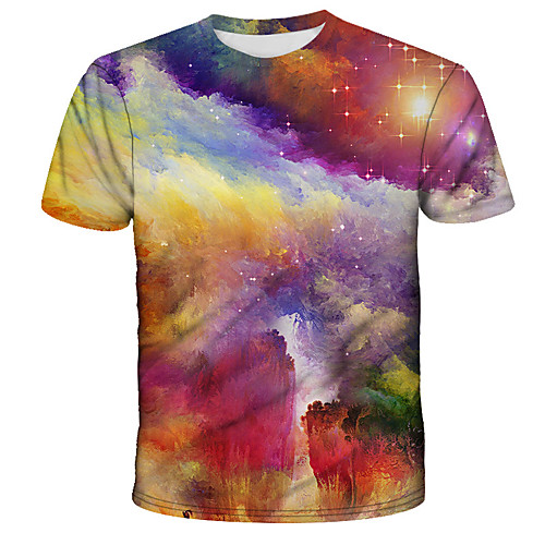 Men's Daily Holiday Street chic / Exaggerated T-shirt - 3D / Tie Dye / Animal Wolf, Print Rainbow
Men's Daily Holiday Street chic / Exaggerated T-shirt - 3D / Tie Dye / Animal Wolf, Print Rainbow