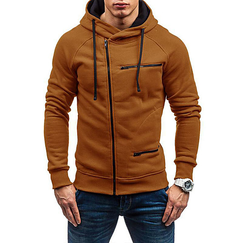 Men's Daily Basic Fall & Winter Regular Trench Coat, Solid Colored Hooded Long Sleeve Polyester Black / White / Red
Men's Daily Basic Fall & Winter Regular Trench Coat, Solid Colored Hooded Long Sleeve Polyester Black / White / Red