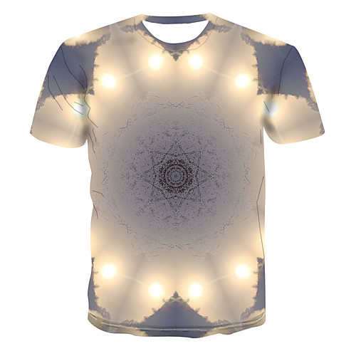 Men's Club Weekend Street chic / Punk & Gothic T-shirt - 3D / Abstract / Graphic Print White
Men's Club Weekend Street chic / Punk & Gothic T-shirt - 3D / Abstract / Graphic Print White