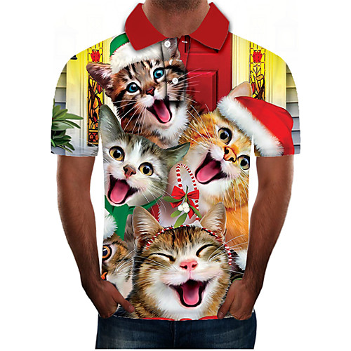 Men's Daily Going out Street chic / Exaggerated Polo - Color Block / 3D / Graphic Red
Men's Daily Going out Street chic / Exaggerated Polo - Color Block / 3D / Graphic Red