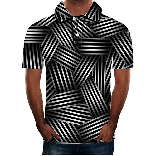 Men's Daily Going out Street chic / Exaggerated Polo - Color Block / 3D / Graphic Black
Men's Daily Going out Street chic / Exaggerated Polo - Color Block / 3D / Graphic Black