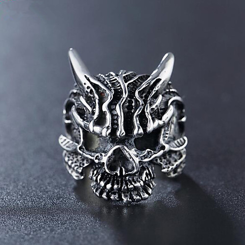 Men's Ring 1pc Black Titanium Steel Irregular Vintage Punk Halloween Birthday Jewelry 3D Precious Wolf
Men's Ring 1pc Black Titanium Steel Irregular Vintage Punk Halloween Birthday Jewelry 3D Precious Wolf