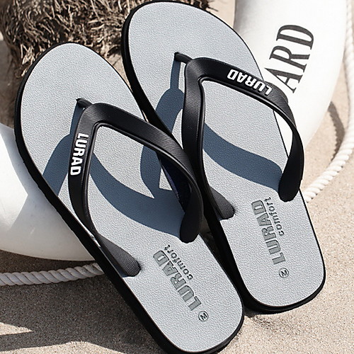 Men's PVC Spring & Summer Casual Slippers & Flip-Flops Breathable Color Block Red / Khaki / Green
Men's PVC Spring & Summer Casual Slippers & Flip-Flops Breathable Color Block Red / Khaki / Green