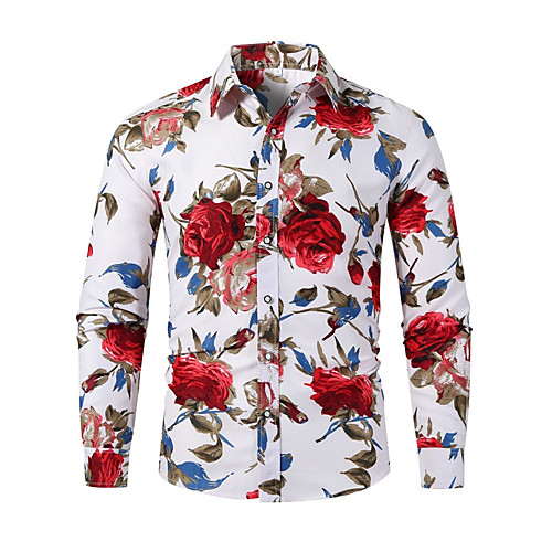 Men's Daily Weekend Boho / Street chic Shirt - Floral / Color Block / Graphic White
Men's Daily Weekend Boho / Street chic Shirt - Floral / Color Block / Graphic White