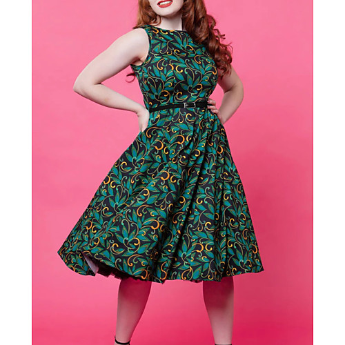 Women's Green Dress Vintage Style Street chic Going out Sheath Floral Color Block Patchwork Print S M
Women's Green Dress Vintage Style Street chic Going out Sheath Floral Color Block Patchwork Print S M