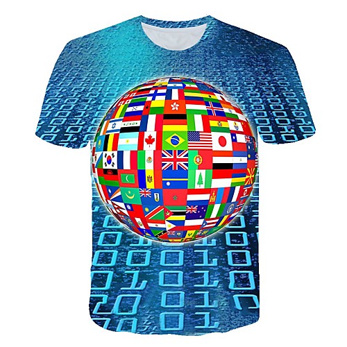 Men's Daily Sports Basic / Exaggerated T-shirt - Color Block / 3D / Animal Print Light Blue
Men's Daily Sports Basic / Exaggerated T-shirt - Color Block / 3D / Animal Print Light Blue