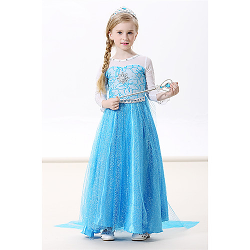 Princess Elsa Dress Cosplay Costume Masquerade Girls' Movie Cosplay A-Line Slip Cosplay Halloween Green / Blue Dress Halloween Carnival Masquerade Flannel
Princess Elsa Dress Cosplay Costume Masquerade Girls' Movie Cosplay A-Line Slip Cosplay Halloween Green / Blue Dress Halloween Carnival Masquerade Flannel