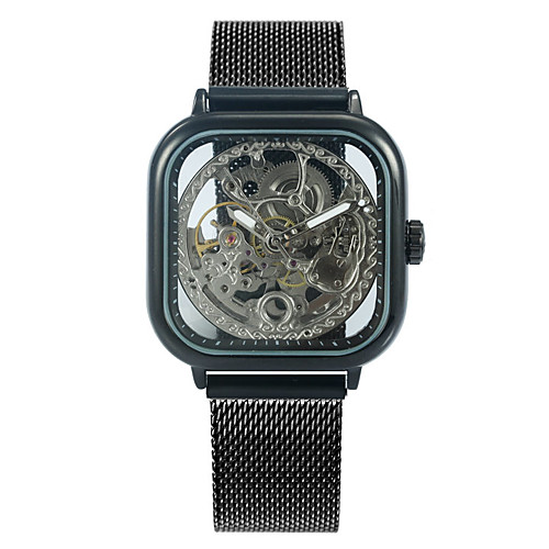 Men's Dress Watch Skeleton Watch Quartz Stylish Titanium Alloy Blue / Silver 30 m Water Resistant / Waterproof Analog Casual Fashion - Black / Silver BlackGloden Gold One Year Battery Life
Men's Dress Watch Skeleton Watch Quartz Stylish Titanium Alloy Blue / Silver 30 m Water Resistant / Waterproof Analog Casual Fashion - Black / Silver BlackGloden Gold One Year Battery Life