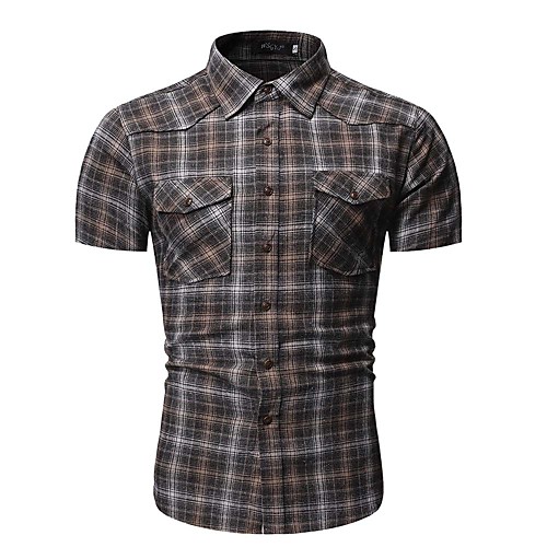 Men's Daily Work Basic / Elegant Shirt - Striped / Check / Solid Colored Red
Men's Daily Work Basic / Elegant Shirt - Striped / Check / Solid Colored Red