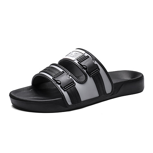 Men's Rubber / PU Summer Casual Slippers & Flip-Flops Water Shoes Breathable Red / Blue / Gray
Men's Rubber / PU Summer Casual Slippers & Flip-Flops Water Shoes Breathable Red / Blue / Gray