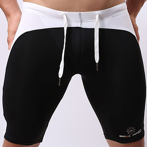 Men's Basic Black Blue Red Boy Leg Bottoms Swimwear Swimsuit - Color Block S M L Black
Men's Basic Black Blue Red Boy Leg Bottoms Swimwear Swimsuit - Color Block S M L Black