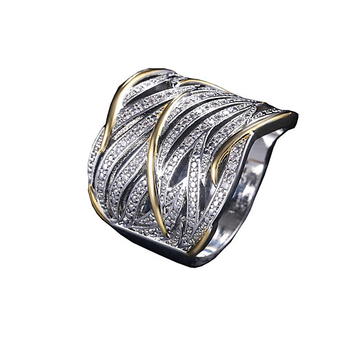 Women's Band Ring Ring AAA Cubic Zirconia 1pc White Copper Gold Plated Silver-Plated Irregular Statement Luxury Party Evening Gift Jewelry Geometrical Wearable
Women's Band Ring Ring AAA Cubic Zirconia 1pc White Copper Gold Plated Silver-Plated Irregular Statement Luxury Party Evening Gift Jewelry Geometrical Wearable